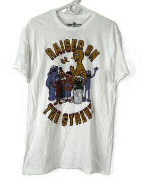 Sesame Street Raised On the Street T Shirt Men's L